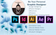 be your personal graphic designer, photoshop images, redesign vector artwork