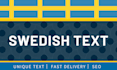 write a swedish SEO text