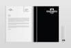 make a modern, elegant, and professional letterhead design