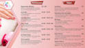 create modern menu board TV menu or digital menu design