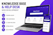 create a professional knowledge base or helpdesk website