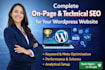 do complete on page and technical SEO for your wordpress website