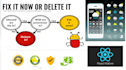 resolve react native crashes, bugs and production errors