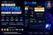 integrate paypal payment gateway in your website
