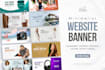 design professional website banner and header