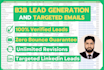 do b2b lead generation, targeted high quality valid leads