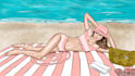 do elegant fashion illustrations for you