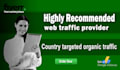 drive country targeted organic traffic, quality visitors