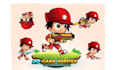 design 2d game character sprite sheets and animations for mobile games