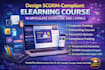 create elearning course in articulate storyline 360 HTML5
