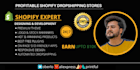 build shopify dropshipping store and shopify website