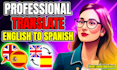 translate website or ecommerce english to spanish and back