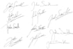 give up to 60 hand written signature ideas