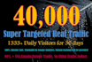 increase 50k super targeted social website traffic