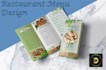 design restaurant menu and food menu card