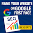 rank shopify ecommerce website on google in 30 days