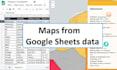 create google sheets or airtable interactive maps