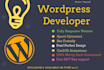 make wordpress website design or wordpress website