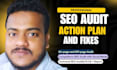 do technical SEO audit and competitor analysis report with an action plan