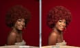 edit portrait beauty headshot photo with skin retouching