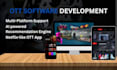 develop ott iptv streaming app for roku fire TV android TV