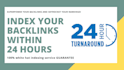 index your links in google within 24 hours