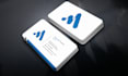 do professional custom business card design in modern style