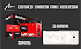design 3d exhibition trade booth for events