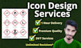 design awesome icon pack premium quality app, web, all icons