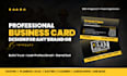 design modern business card for home service and contractor businesses