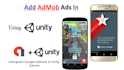 implement ads, game play services, unity iap, social share