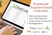 collect targeted b2b email list for any location