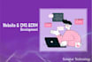 develop website with core PHP, laravel , codeigniter