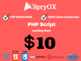 code a simple php script