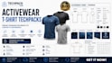 create professional activewear t shirt tech packs for men production