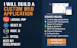 build a custom web application with laravel react node js and rest API