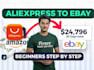amazon aliexpress or walmart to ebay dropshipping top listings, store mangement
