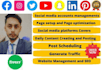 be your social media manager and virtual assistant
