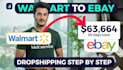 do walmart to amazon dropshipping listings