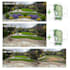 design golf putting green with landscape
