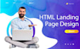 design custom html landing page for shopify, wordpress