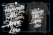 create typography tshirt designs for your pod business