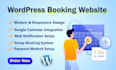 design top notch booking website in wordpress