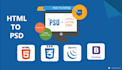 convert psd, image to html, css, bootstrap  with responsive