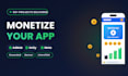 integrate admob, unity ads and meta ads in your app
