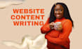be your website content writer