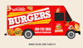 create food truck, trailer wrap design, vehicle wrap design