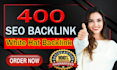 provide 400 unique high trust SEO link building  backlinks