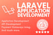develop web application in laravel and PHP