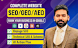 do website SEO optimization GEO onpage wordpress shopify wix squarespace service
